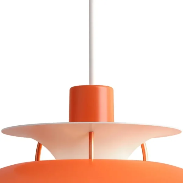 Anglepoise Deckenleuchten-Louis Poulsen Pendelleuchte PH 5 Mini, orange