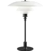 GUBI Tischlampen-Louis Poulsen Tischleuchte PH 3 1/2 – 2 1/2, schwarz metallic
