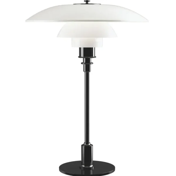 GUBI Tischlampen-Louis Poulsen Tischleuchte PH 3 1/2 – 2 1/2, schwarz metallic