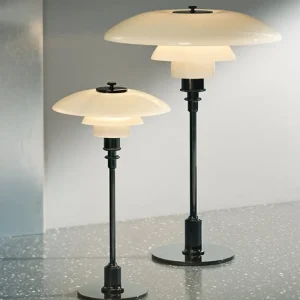 GUBI Tischlampen-Louis Poulsen Tischleuchte PH 3 1/2 – 2 1/2, schwarz metallic