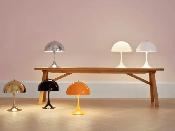 New Works Tischlampen-Louis Poulsen Tischleuchte Panthella 250, schwarz