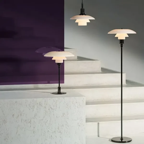 GUBI Tischlampen-Louis Poulsen Tischleuchte PH 3 1/2 – 2 1/2, schwarz metallic