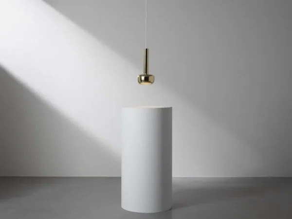 Design House Stockholm Deckenleuchten-Louis Poulsen VL 56 Pendelleuchte, Messing poliert