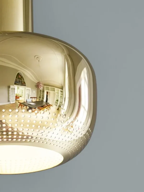 Design House Stockholm Deckenleuchten-Louis Poulsen VL 56 Pendelleuchte, Messing poliert