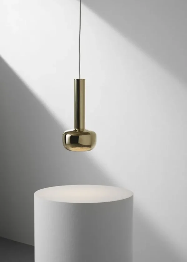 Design House Stockholm Deckenleuchten-Louis Poulsen VL 56 Pendelleuchte, Messing poliert