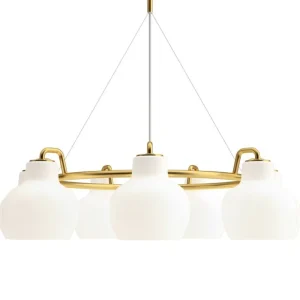 Normann Copenhagen Deckenleuchten-Louis Poulsen VL Ring Crown 7 Pendelleuchte, Opalglas