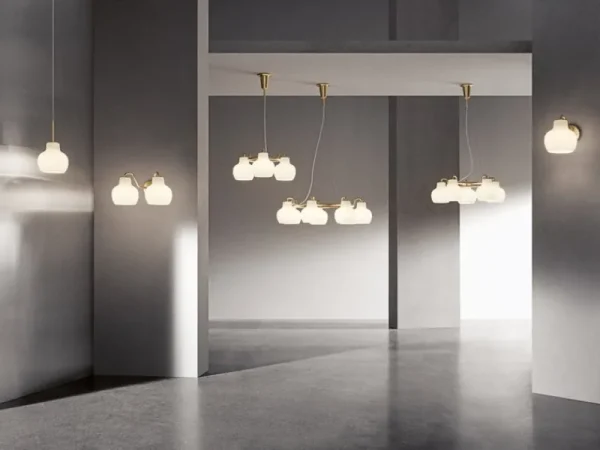 Normann Copenhagen Deckenleuchten-Louis Poulsen VL Ring Crown 5 Pendelleuchte, Opalglas