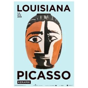 Louisiana Museum of Modern Art Poster Und Pinnwände^Pablo Picasso - Tête de Femme 1961, A1-Poster