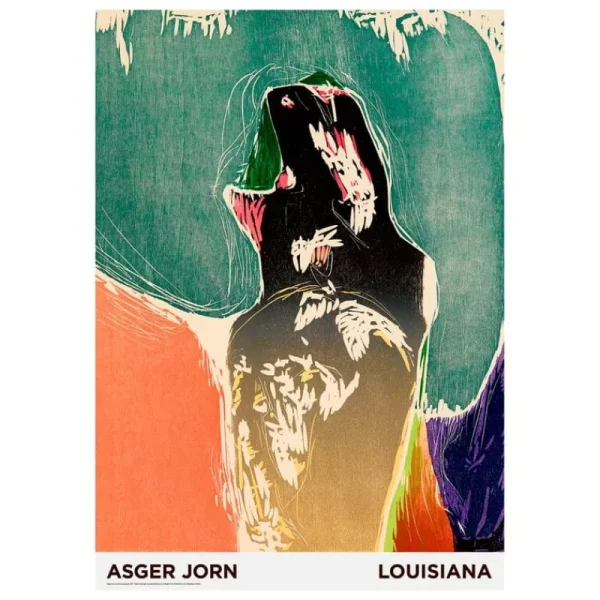 Louisiana Museum of Modern Art Poster Und Pinnwände^Asger Jorn - Le futur du passe 1971, Poster A1