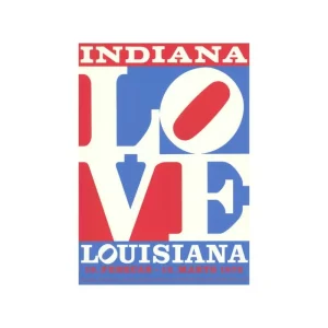 Louisiana Museum of Modern Art Poster Und Pinnwände^Robert Indiana - Love 1972, A2 Poster