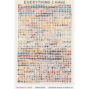 Louisiana Museum of Modern Art Poster Und Pinnwände^Simon Evans - Everything I Have 2008, 92 x 140,3 cm Poster