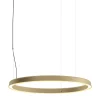 Pilke Lights Deckenleuchten-Luceplan Compendium Circle Pendelleuchte, 72 cm, Messing