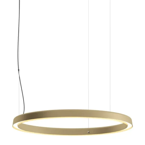 Pilke Lights Deckenleuchten-Luceplan Compendium Circle Pendelleuchte, 72 cm, Messing