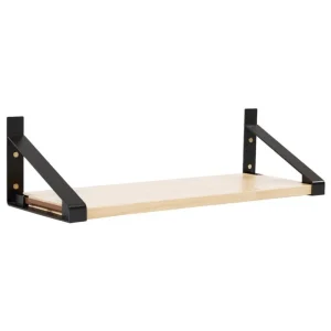 Lundia Regale-Classic Wandregal, 50 × 30 cm, Schwarz - Natur