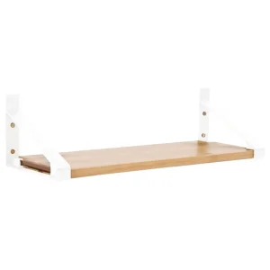 Lundia Regale-Classic Wandregal, 50 × 30 cm, Weiß - Braun