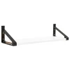 ferm LIVING Regale-Lundia Classic Wandregal, 80 × 30 cm, Schwarz - Weiß