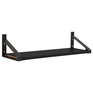 Lundia Regale-Classic Wandregal, 80 × 30 cm, Schwarz