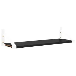 Lundia Regale-Classic Wandregal, 100 × 30 cm, Weiß - Schwarz