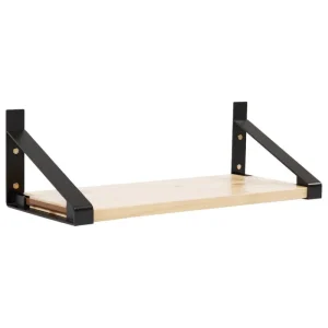 Lundia Regale-Classic Wandregal, 40 × 30 cm, Schwarz - Natur