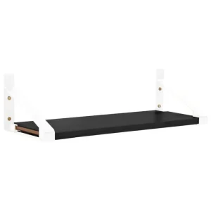 Lundia Regale-Classic Wandregal, 50 × 30 cm, Weiß - Schwarz