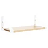Lundia Regale-Classic Wandregal, 40 × 30 cm, Weiß - Natur