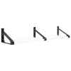 Montana Furniture Regale-Lundia Classic Wandregal, 2 Stück, Schwarz/Weiß