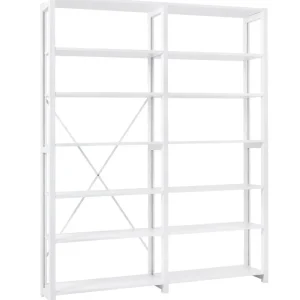 Normann Copenhagen Regale-Lundia Offenes Regal Classic, doppelt, weiß