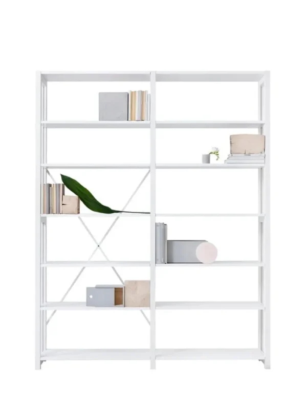 Normann Copenhagen Regale-Lundia Offenes Regal Classic, doppelt, weiß