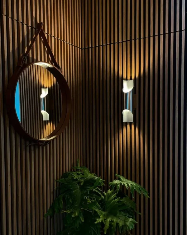 u00d6rsju00f6 Wandleuchten-LYFA Pan Wandleuchte, 95 mm, Aluminium