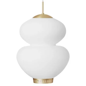 GUBI Deckenleuchten-LYFA Peanut Pendelleuchte, 400 mm, Weiß