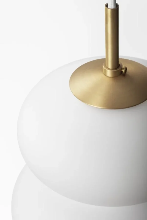 GUBI Deckenleuchten-LYFA Peanut Pendelleuchte, 400 mm, Weiß