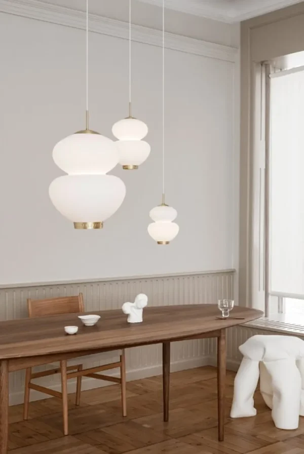 GUBI Deckenleuchten-LYFA Peanut Pendelleuchte, 400 mm, Weiß