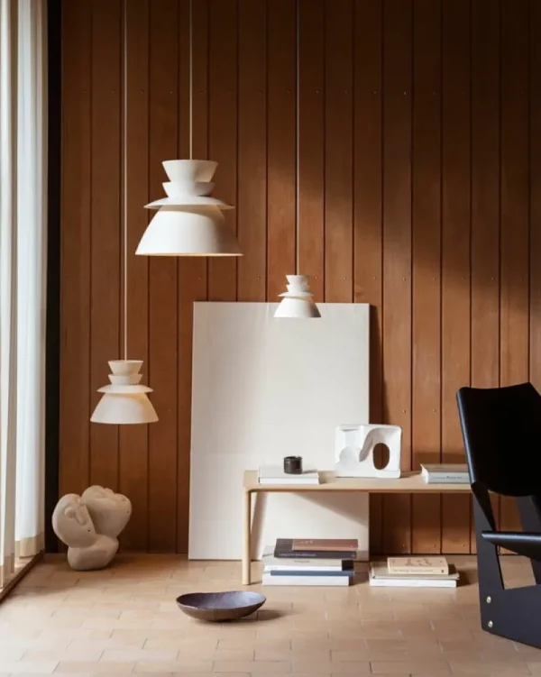Tom Dixon Deckenleuchten-LYFA Sundowner Pendelleuchte 175, Weiß