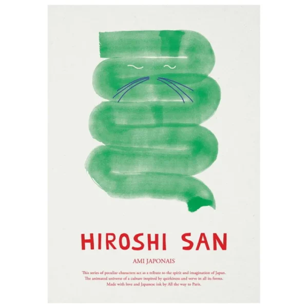 MADO Poster Und Pinnwände^Hiroshi San Poster, 50 x 70 cm