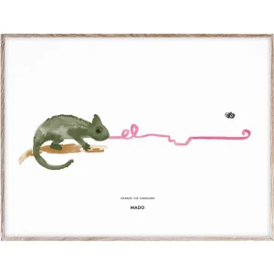 Kinder MADO Kinderzimmereinrichtung | Poster Und Pinnwände^Poster Charlie the Chameleon, 40 x 30 cm