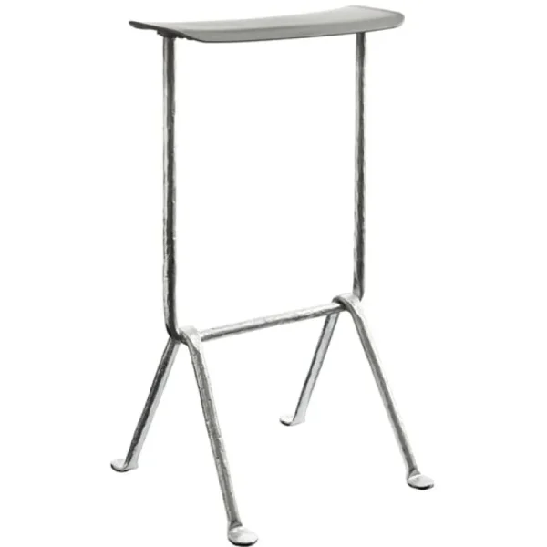Magis Terrassenmöbel | Sitzgelegenheiten^Barhocker Officina, hoch, verzinkt, metallic grau