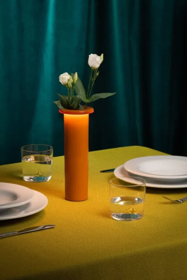 Magis Vasen | Tragbare Lampen-Bouquet Leuchte, tragbar, Karamell