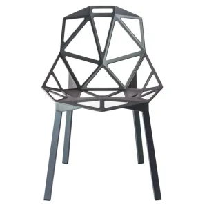 Magis Terrassenmöbel | Sitzgelegenheiten^Chair_One, grau/grün lackiertes Aluminium