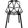 Magis Terrassenmöbel | Sitzgelegenheiten^Chair_One, Schwarz - Beine aus lackiertem Aluminium