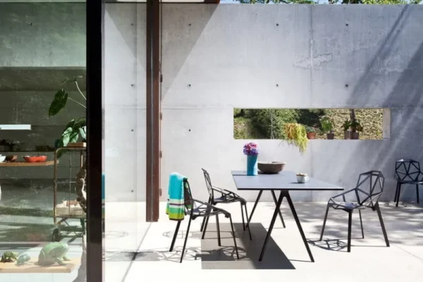 Magis Terrassenmöbel | Sitzgelegenheiten^Chair_One, Schwarz - Beine aus lackiertem Aluminium