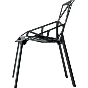 Magis Terrassenmöbel | Sitzgelegenheiten^Chair_One, Schwarz - Beine aus lackiertem Aluminium