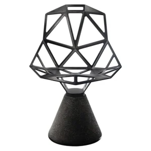 Magis Terrassenmöbel | Sitzgelegenheiten^Chair_One, schwarzer Beton - Schwarz