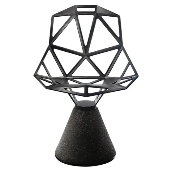 Magis Terrassenmöbel | Sitzgelegenheiten^Chair_One, schwarzer Beton - Schwarz