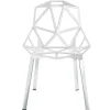 Magis Terrassenmöbel | Sitzgelegenheiten^Chair_One, Weiß - Beine aus poliertem Aluminium