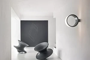 Nemo Lighting Wandleuchten | Deckenleuchten-Magis Lost Wand-/Deckenleuchte, L, Schwarz - Weiß
