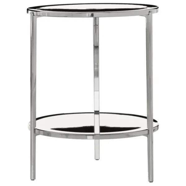 Vaarnii Tische-Magis Tambour Beistelltisch, 65 cm, poliertes Aluminium