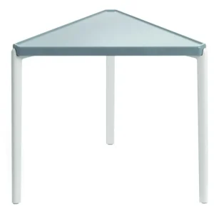 Magis Terrassenmöbel | Tische^Tambour Tisch, niedrig, 44 cm, Weiß - Hellblau