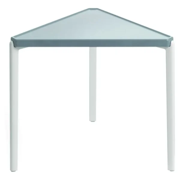 Magis Terrassenmöbel | Tische^Tambour Tisch, niedrig, 44 cm, Weiß - Hellblau