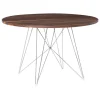 Magis Tische-XZ3 Tisch, 120 cm, Chrom - Walnuss