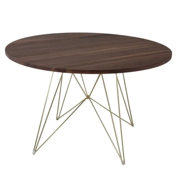 Magis Tische-XZ3 Tisch, 120 cm, Gold - Walnuss